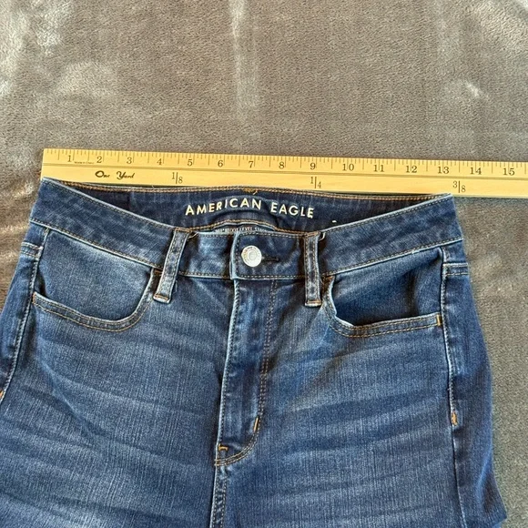 American Eagle Women's Jeans Size 4 Long 360 Next Level Stretch Skinny - Picture 7 of 11
